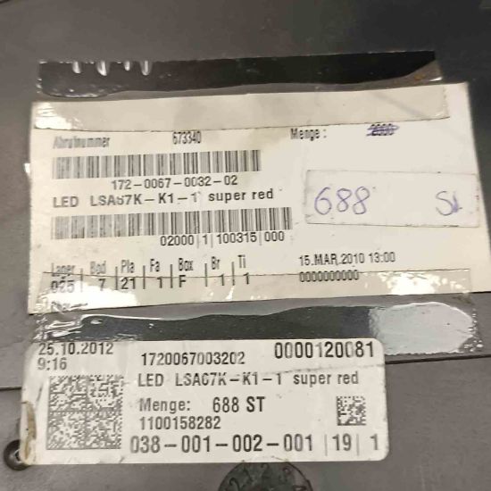 Picture of LSA67K-K1-1  RED  SIDELED OPTO