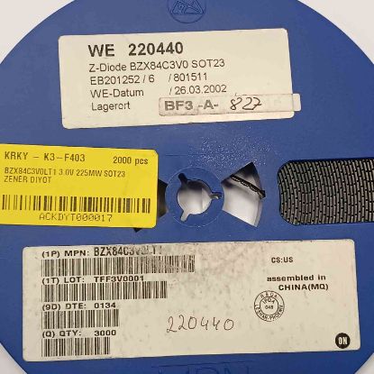 Picture of BZX84C3V0LT1 3.0V 225MW SOT23 DIODE