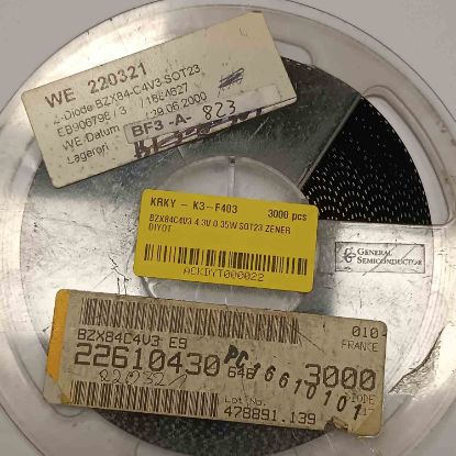 Picture of BZX84C4V3 4.3V 0.35W SOT23 DIODE