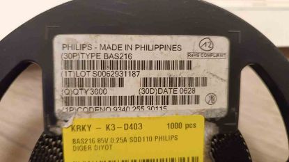Picture of BAS216 85V 0.25A SOD110 DIODE