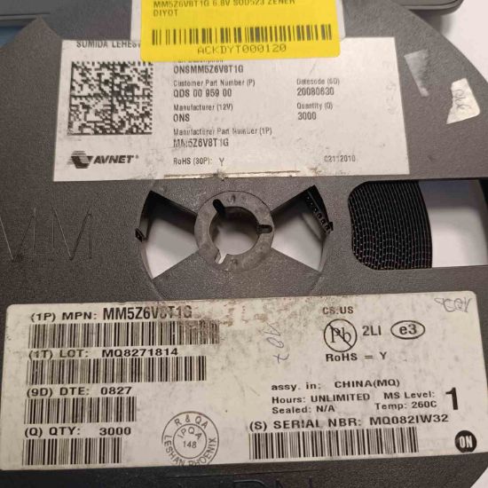 Picture of MM5Z6V8T1G 6.8V SOD523 DIODE