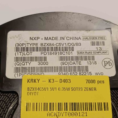 Picture of BZX84C5V1 5V1 0.35W SOT23 DIODE