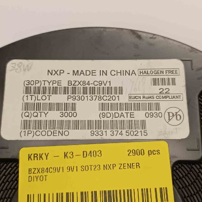 Picture of BZX84C9V1 9V1 SOT23 DIODE
