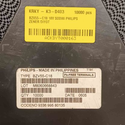 Picture of BZV55-C18 18V SOD80 DIODE