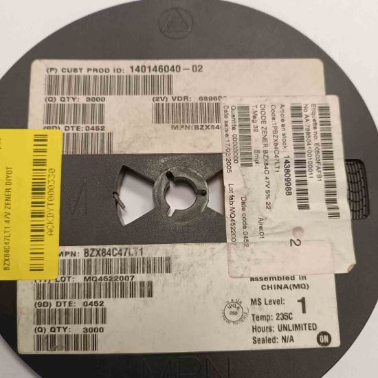 Picture of BZX84C47LT1 47V 47V 225MW SOT23 DIODE
