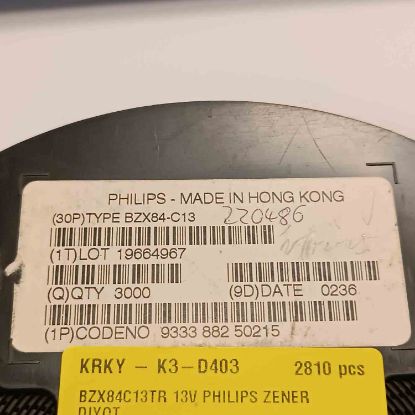 Picture of BZX84C13TR 13V DIODE