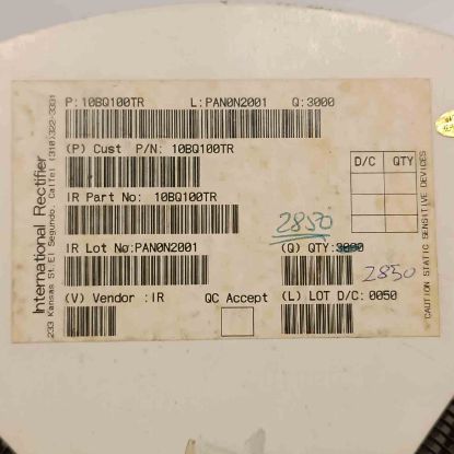 Picture of 10BQ100TR 1A 100V SMD 