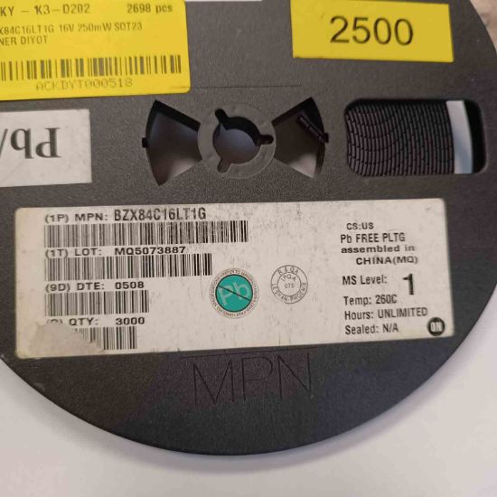 Picture of BZX84C16LT1G 16V 250MW SOT23 DIODE