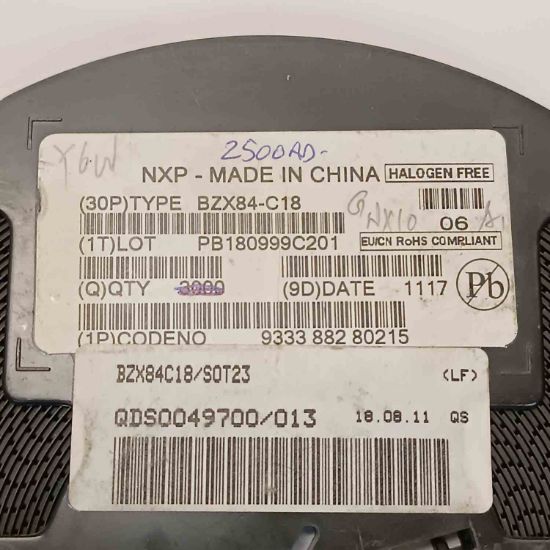 Picture of BZX84-C18 18V 250MW SOT23 DIODE