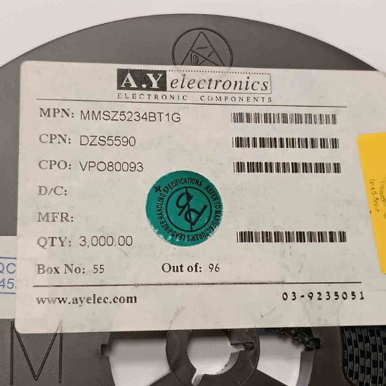 Picture of MMSZ5234BT1G 6.2V 0.5A SOD123 DIODE