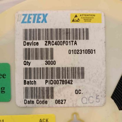 Picture of ZRC400F01TA 4.096V 5mA 3-Pin SOT23 IC