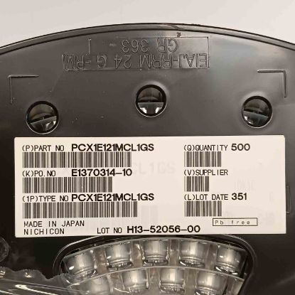 Picture of PCX1E121MCL1GS 120UF 10V 6x6mm  CAPACITOR