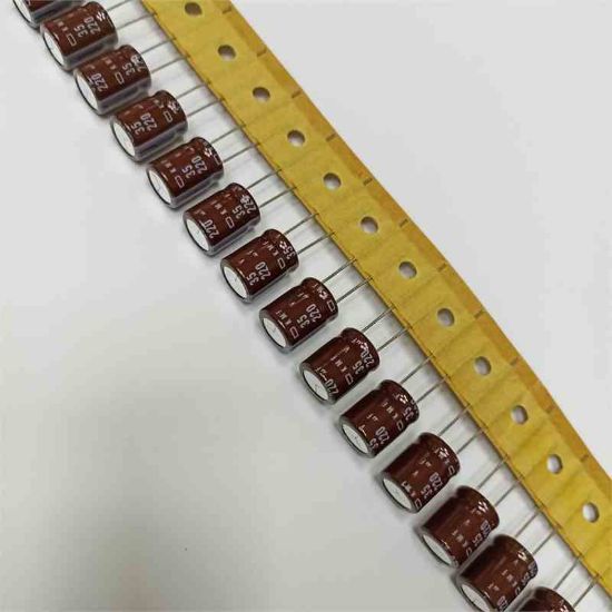 Picture of KMF35VB220 220uF 35V 10x12.5mm  105 CAPACITOR