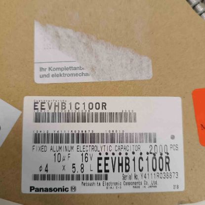 Picture of EEVHB1C100R 10MF 16V 4x5.8mm  CAPACITOR