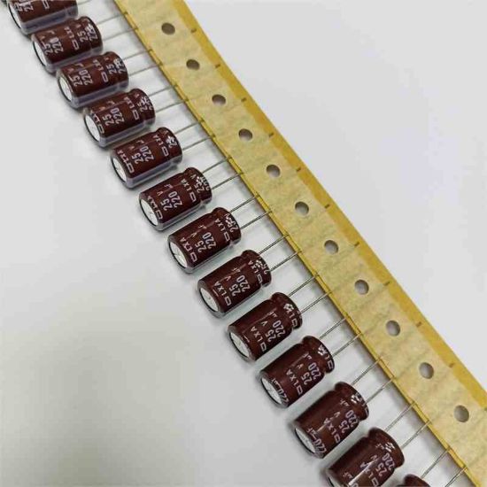 Picture of ELXA250ETD221MJ16S 220UF 25V 10x16mm  105 CAPACITOR