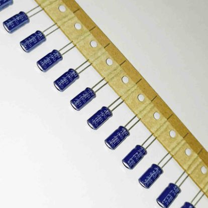 Picture of ELXY160ETD121MF85S 120uF 16V 6.3x11.5mm 105 CAPACITOR