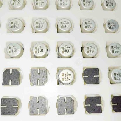 Picture of EMVH350ATR471MKG5S 470UF 35V 12.5x16mm CAPACITOR