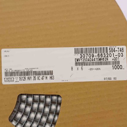 Picture of EMVY350ADA470MH63N 47UF 35V 8x6mm CAPACITOR