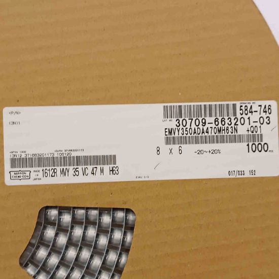 Picture of EMVY350ADA470MH63N 47UF 35V 8x6mm CAPACITOR