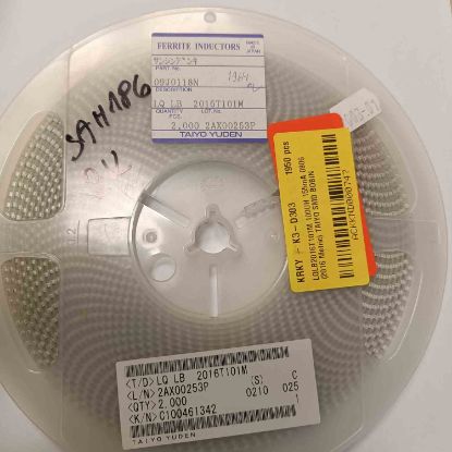 Picture of LQLB2016T101M 100uH 155mA 0806 (2016 Metric) INDUCTOR