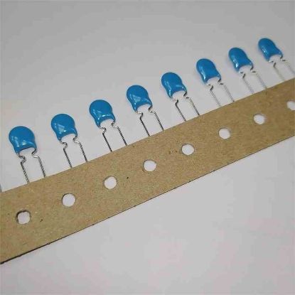Picture of DEA1X3D151JQ1A 150PF 2KW 5mm  CAPACITOR