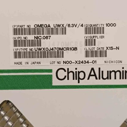 Picture of UWKOJ470MCR1GB 47MF 6.3V CAPACITOR