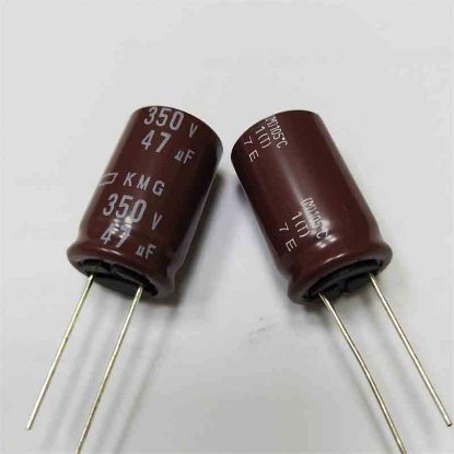 Picture of KMG350VB47M 47UF 350V 16x25 mm 105 CAPACITOR