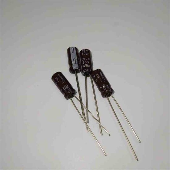 Picture of LE25VB47M 47UF 25V 5x11mm  105 CAPACITOR