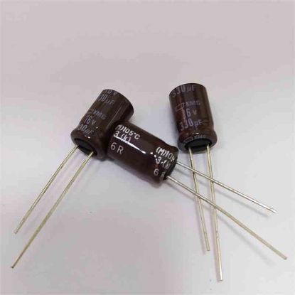 Picture of KMG16VB330M 330uF 16V 8x11.5mm 105 CAPACITOR