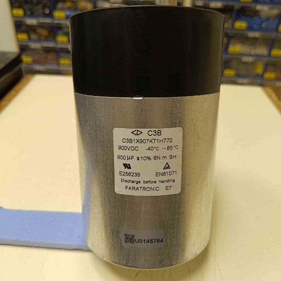 Picture of C3B1X907KT1H770    900VDC CAPACITOR