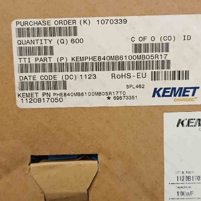 Picture of PHE840MB6100MB05R17T0 100NF 275VAC 15 0.2 CAPACITOR