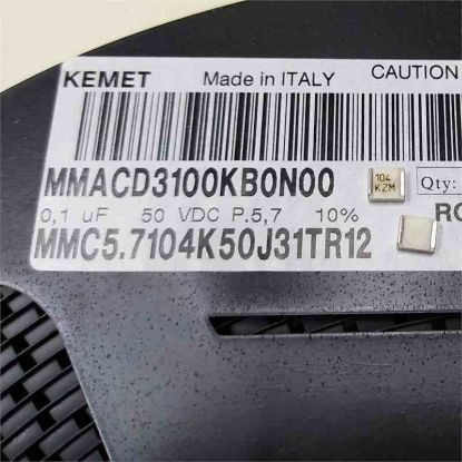 Picture of MMC5.7104K50J31TR12 100NF 50V 0.1 smd CAPACITOR