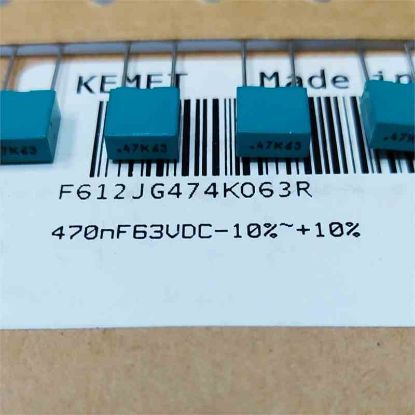Picture of F612JG474K063R 470NF 63V 5mm 0.1 CAPACITOR