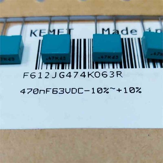 Picture of F612JG474K063R 470NF 63V 5mm 0.1 CAPACITOR