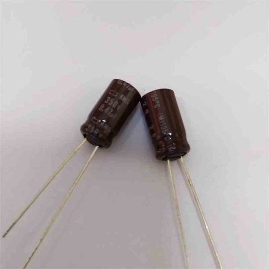 Picture of KMG350VB0.47M 0.47UF 350V 6.3x11mm 105 CAPACITOR
