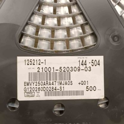 Picture of EMVY250ARA471MJ0S470MF25V 470uF 25V 10x10 CAPACITOR