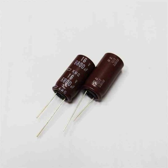 Picture of KMG16V6800M 6800uF 16V 15X30 105 CAPACITOR