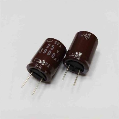 Picture of GPA25VB3900M 3900UF 25V 18X25mm 105 CAPACITOR