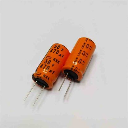 Picture of GXE50VB470M 470uF 50V 12.5x25mm  125 CAPACITOR
