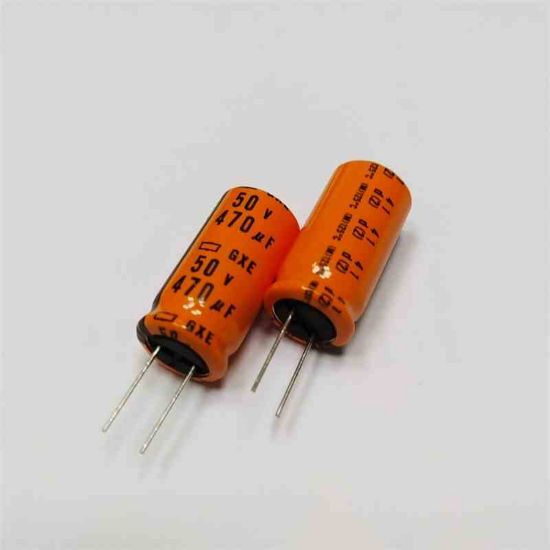 Picture of GXE50VB470M 470uF 50V 12.5x25mm  125 CAPACITOR