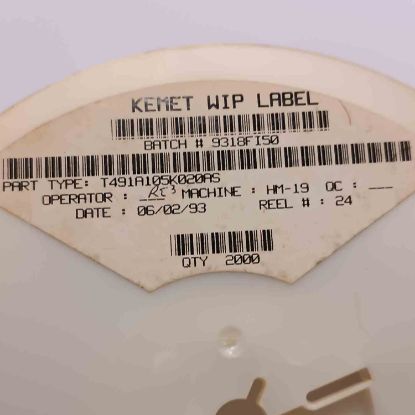 Picture of T491A105K020AS 1UF 20V  CAPACITOR