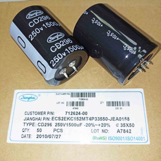 Picture of ECS2EKC152MT4P33550 1500UF 250V 35x50 105 CAPACITOR