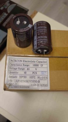 Picture of 10000UF 80V 25x50mm CAPACITOR