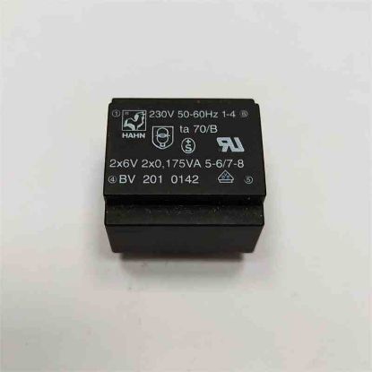 Picture of BV 201 0142 Transformer 0.35VA 8 Terminal PC Pin Thru-Hole