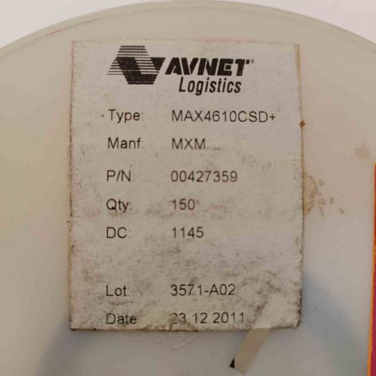 Picture of MAX4610CSD SOIC14 IC