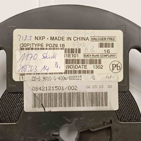 Picture of PDZ9.1B 9.1V 0.4A SOD323 DIODE