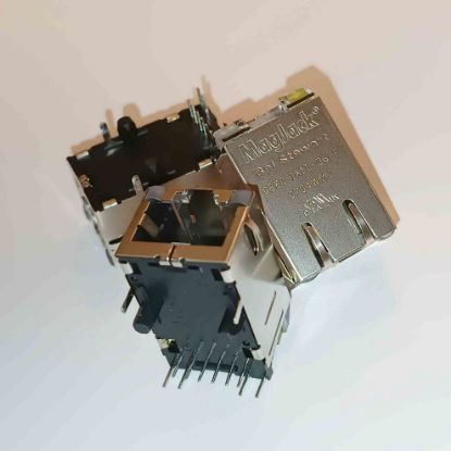 Picture of 08B0-1X1T-36-F MAGJACK 1PORT 100 BASE-T  CONN