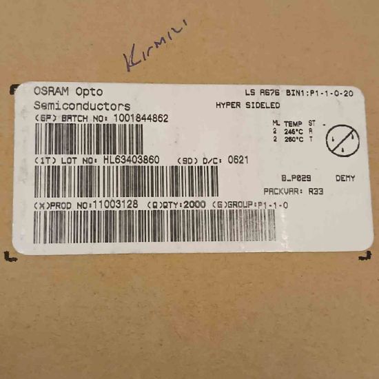 Picture of HL 63403860 RED  SMD LED OPTO