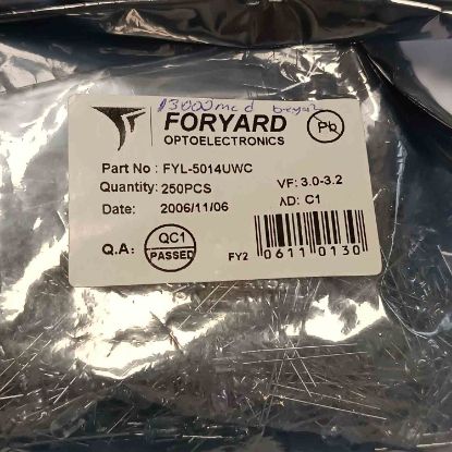 Picture of FYL5014UWC  5 mm LED.DIOD OPTO