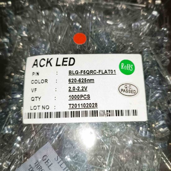 Picture of BLG-F5QRC-FLAT01 5MM red